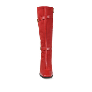 GAIBREE STRETCHY BOOTS IN X-WIDE CALF - Red