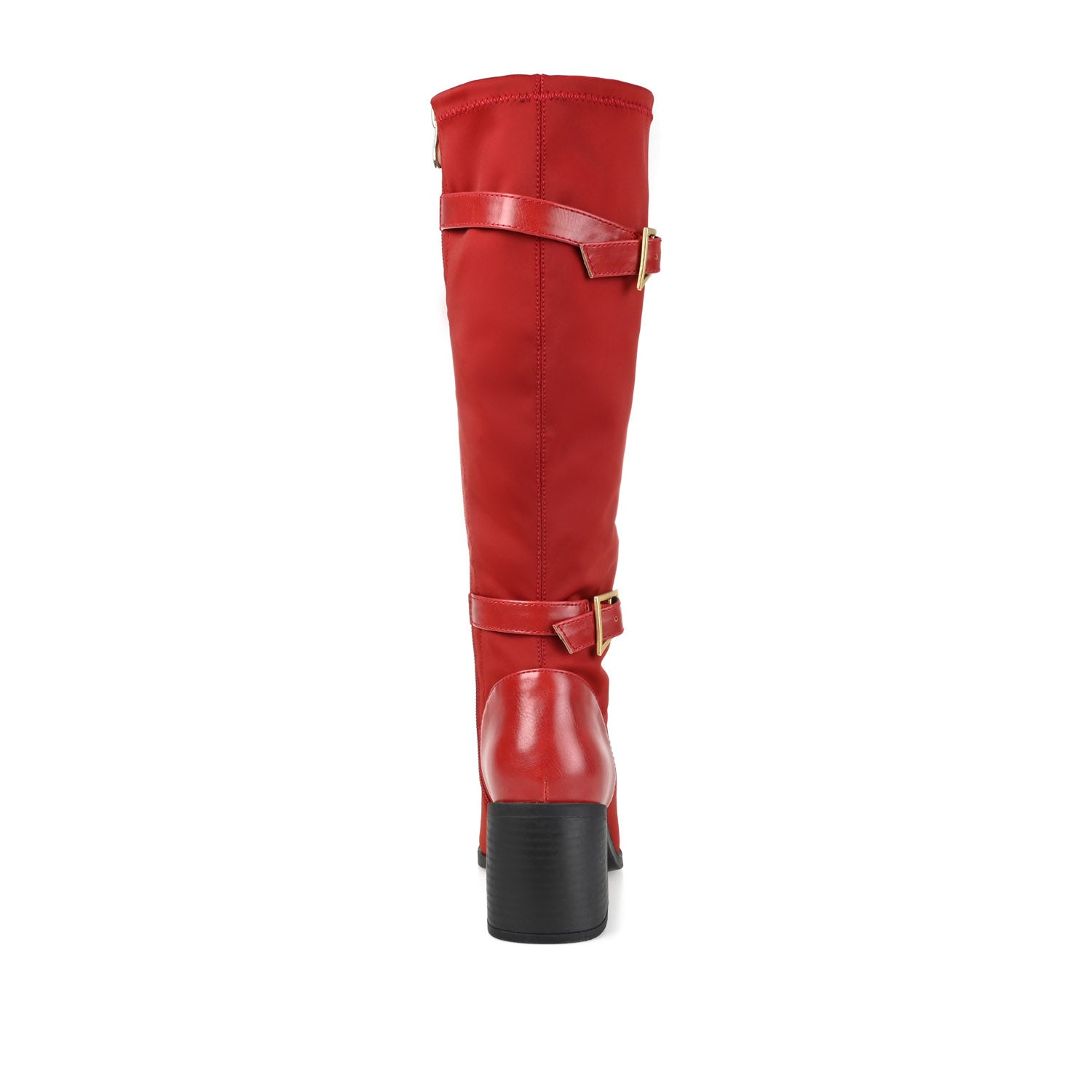 GAIBREE STRETCHY BOOTS IN WIDE CALF - Red