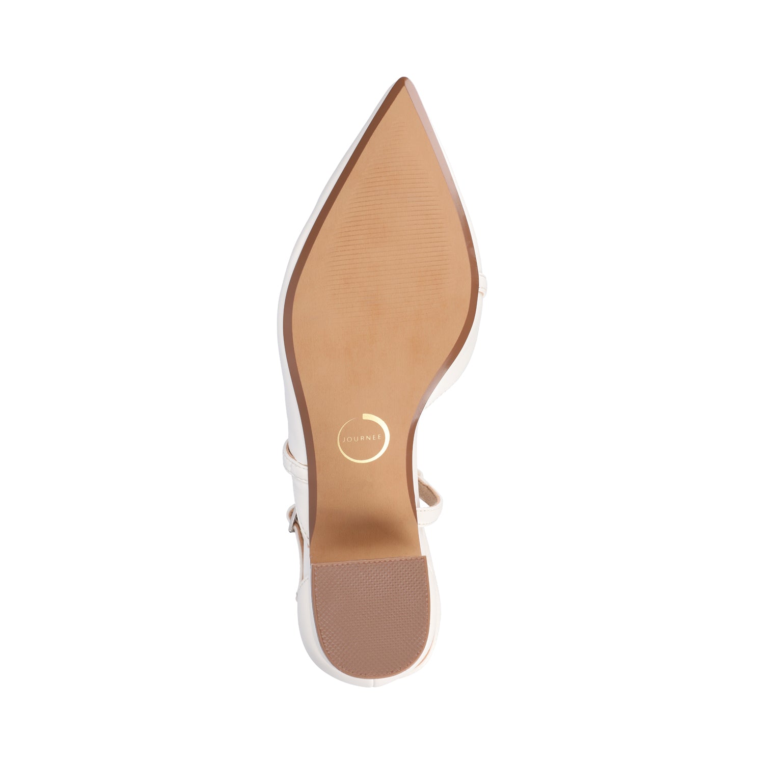 GALVINN LOW BLOCK HEELS IN WIDE - White