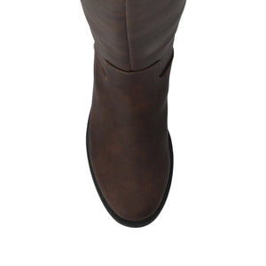 GEMA KNEE HIGH RIDING BOOTS - Vintage Chocolate