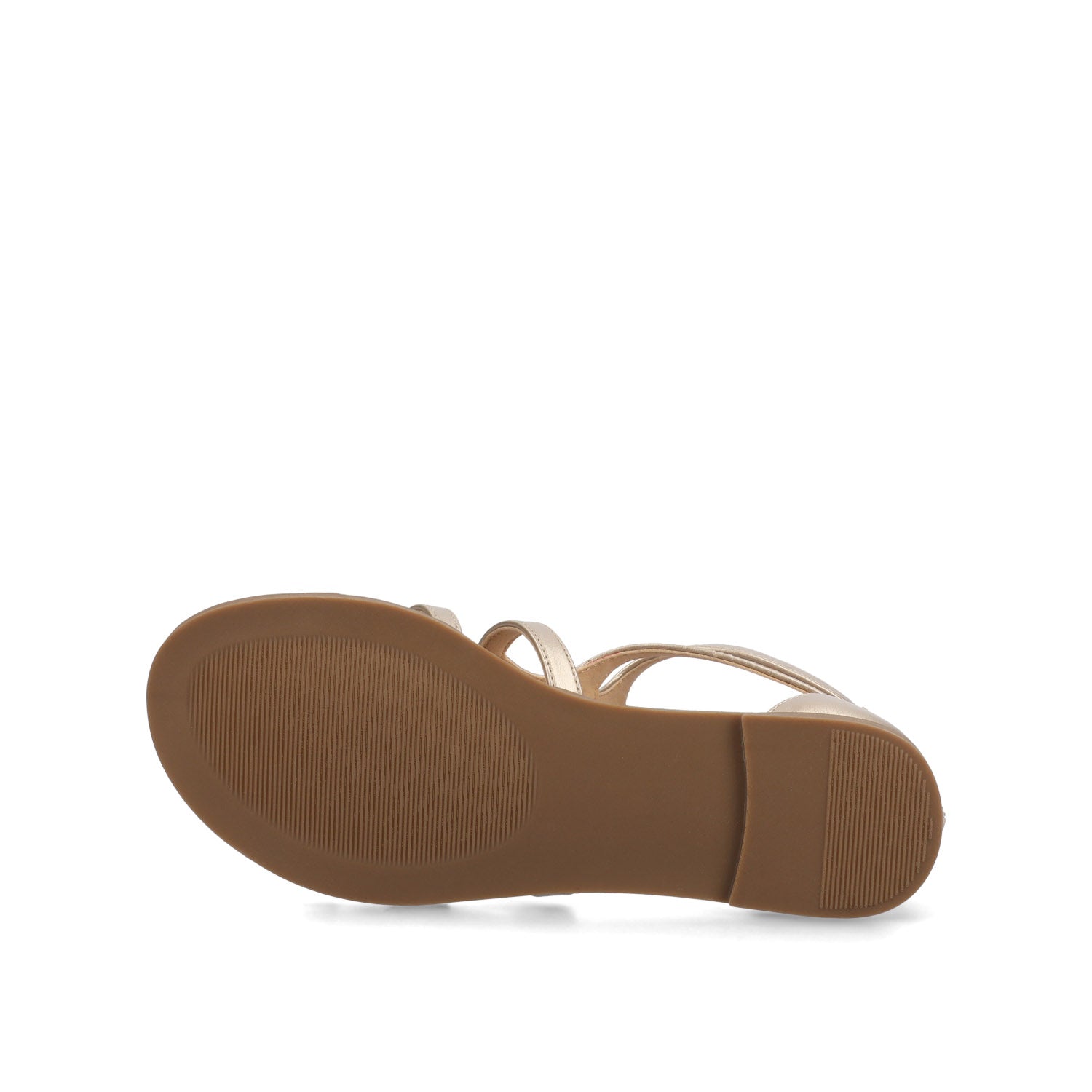 GENNEVA FLAT SANDALS IN WIDE - Champagne PU