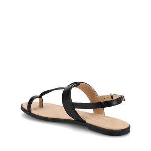 GERRA SANDALS IN VEGAN LEATHER - Black PU