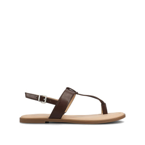 GERRA SANDALS IN VEGAN LEATHER - Brown PU