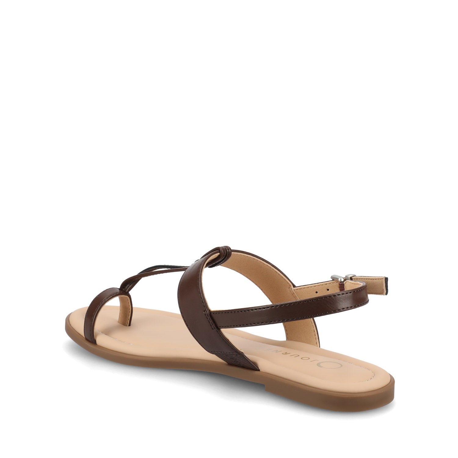 GERRA SANDALS IN VEGAN LEATHER - Brown PU
