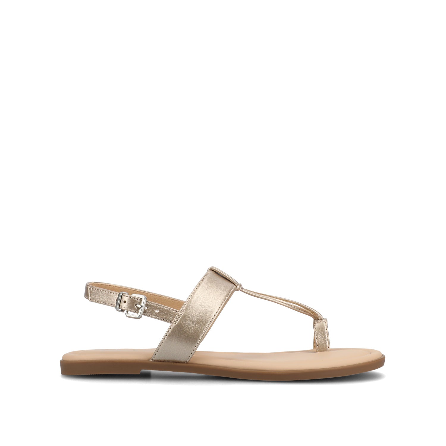 GERRA SANDALS IN VEGAN LEATHER - Champagne PU