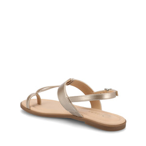 GERRA SANDALS IN VEGAN LEATHER - Champagne PU