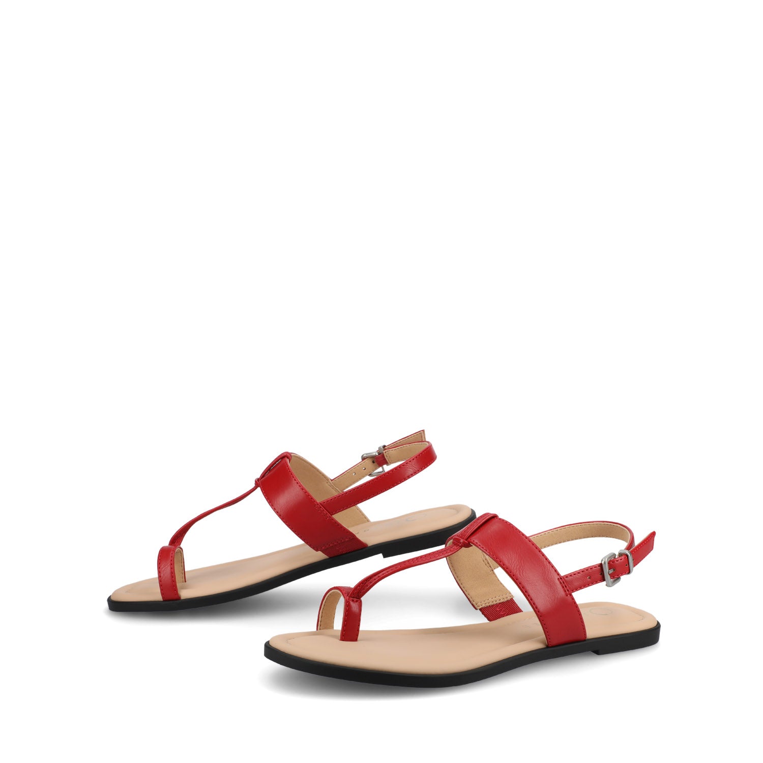 GERRA SANDALS IN VEGAN LEATHER - Red PU