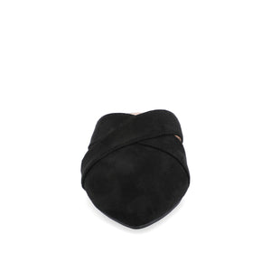 GIADA MULE FLATS IN FAUX SUEDE - Black