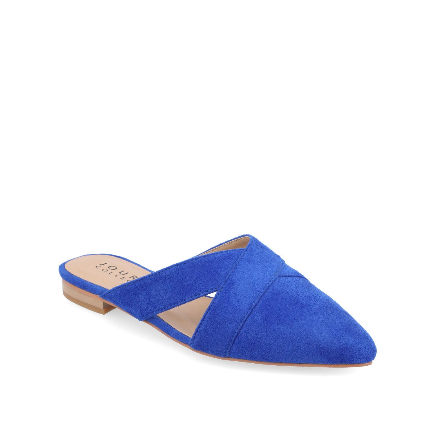 GIADA MULE FLATS IN FAUX SUEDE - Blue
