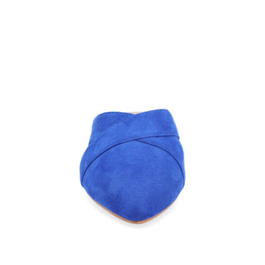 GIADA MULE FLATS IN FAUX SUEDE - Blue