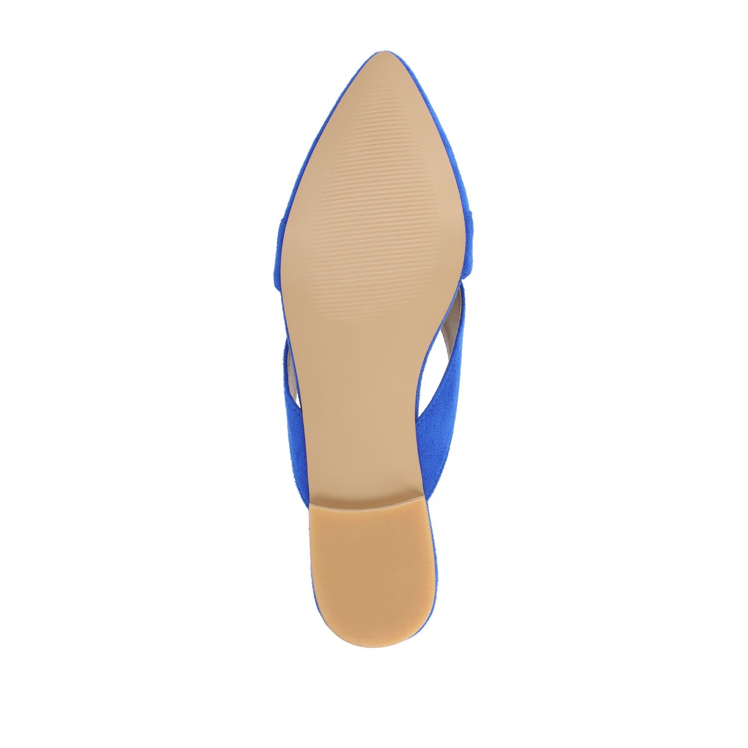 GIADA MULE FLATS IN FAUX SUEDE - Blue