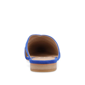 GIADA MULE FLATS IN FAUX SUEDE - Blue