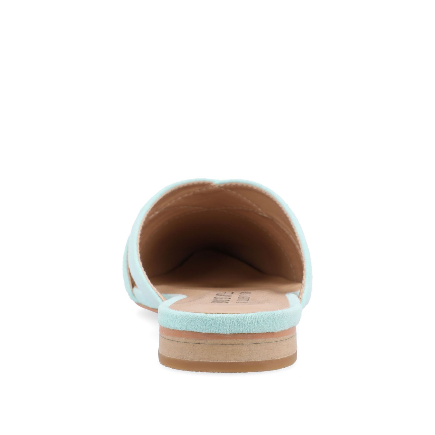 GIADA MULE FLATS IN FAUX SUEDE - Mint