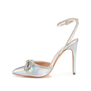 GRACIA DRESSY STILETTO HEELS IN CLEAR PVC