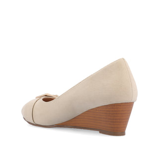 GRAYSN WEDGE HEELS IN FAUX LEATHER