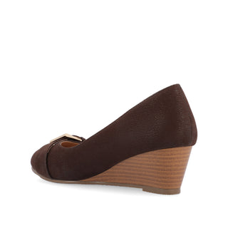 GRAYSN WEDGE HEELS IN FAUX LEATHER