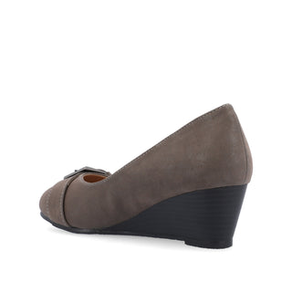 GRAYSN WEDGE HEELS IN FAUX LEATHER