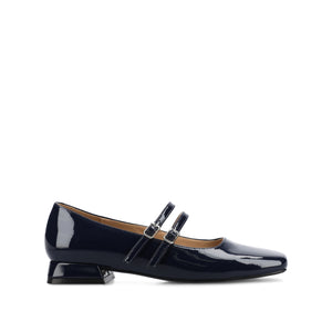 GREDAH MARY JANE DRESS FLATS IN WIDE - Patent/Navy