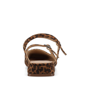 GRETCHENN HEELED FLATS IN FAUX LEATHER