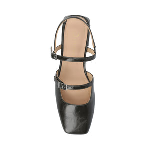 GRETCHENN HEELED FLATS IN FAUX LEATHER