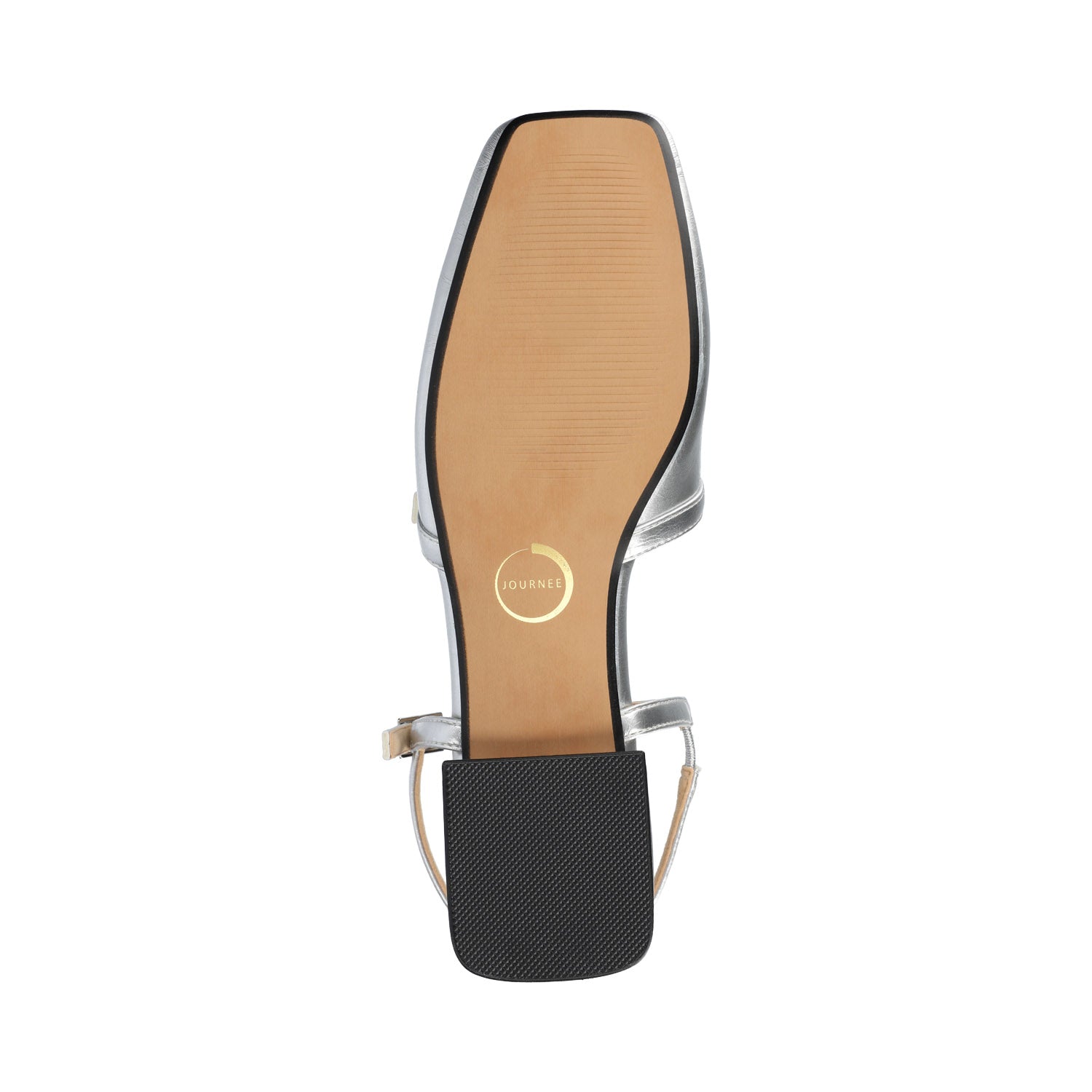 GRETCHENN HEELED FLATS IN FAUX LEATHER