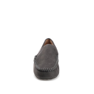 HALSEY MOC TOE LOAFER FLATS IN WIDE