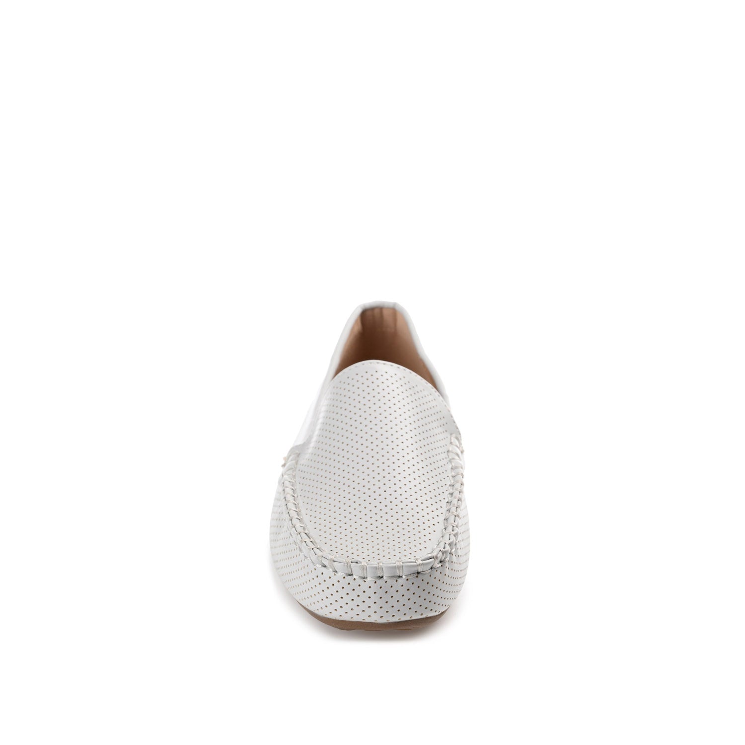HALSEY MOC TOE LOAFER FLATS IN WIDE