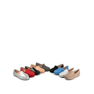 HALSEY MOC TOE LOAFER FLATS IN WIDE