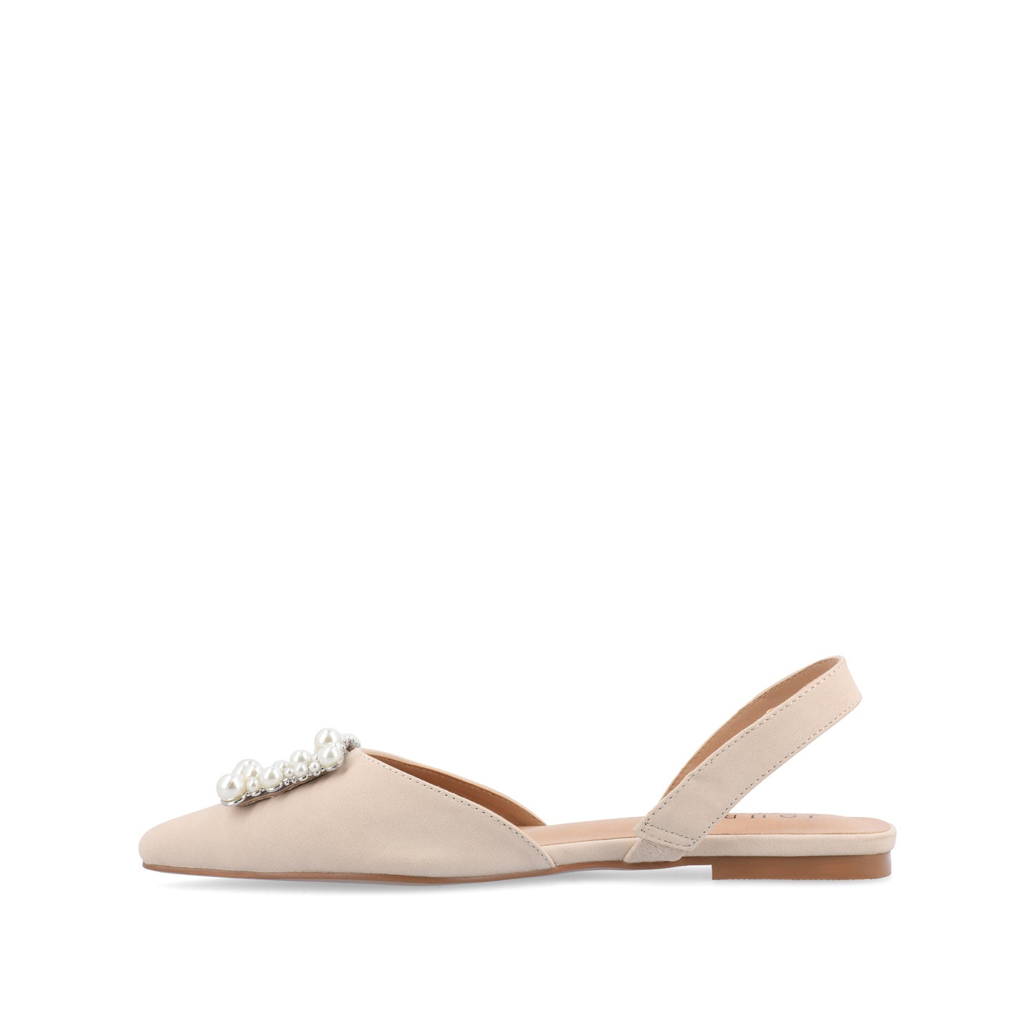 HANNAE SLINGBACK FLATS IN WIDE - Beige