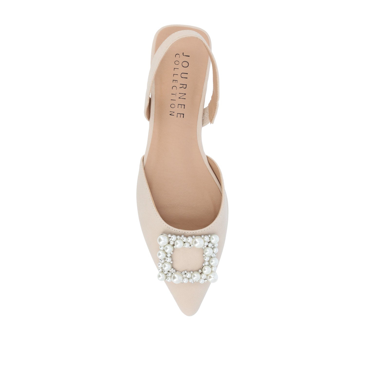 HANNAE SLINGBACK FLATS - Beige