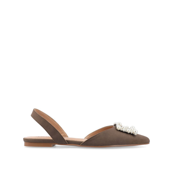 Na.e ナエ　パンプス　Urban Slingback Flats_Brown HANNAE SLINGBACK FLATS - Brown