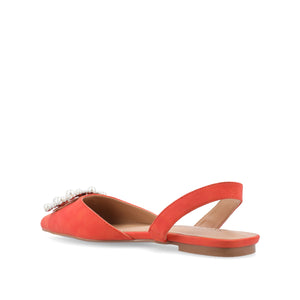 HANNAE SLINGBACK FLATS IN WIDE - Orange