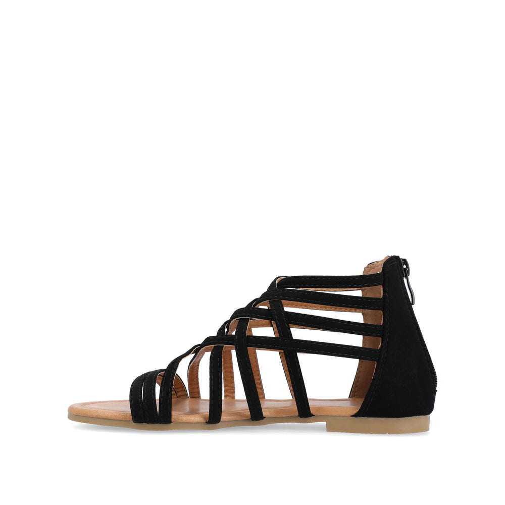 HANNI GLADIATOR SANDALS IN FAUX LEATHER