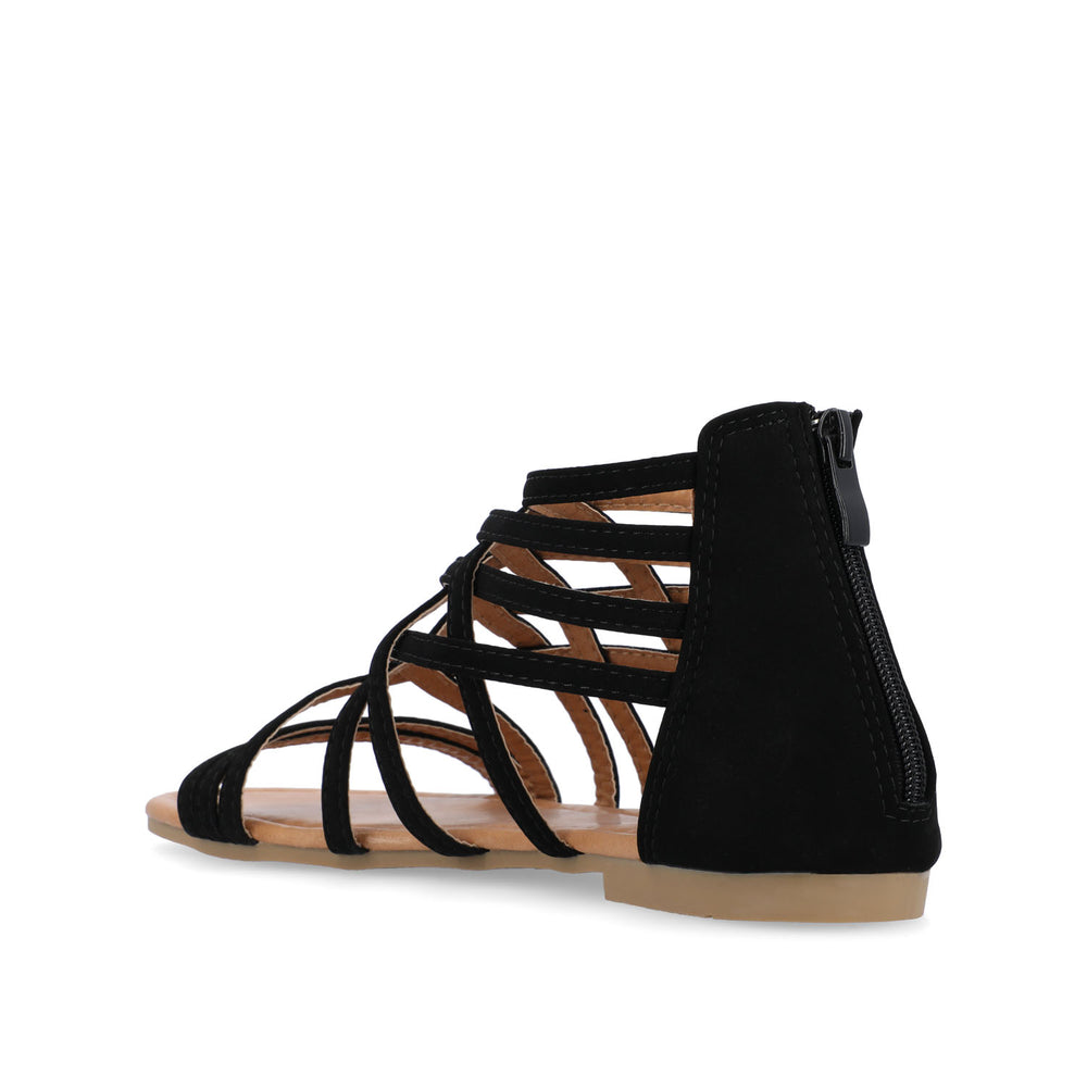 HANNI GLADIATOR SANDALS IN FAUX LEATHER