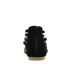 HANNI GLADIATOR SANDALS IN WIDE - Black PU