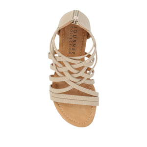 HANNI GLADIATOR SANDALS IN WIDE - Nude PU