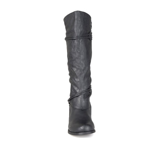 HARLEY RIDING BOOTS IN FAUX LEATHER