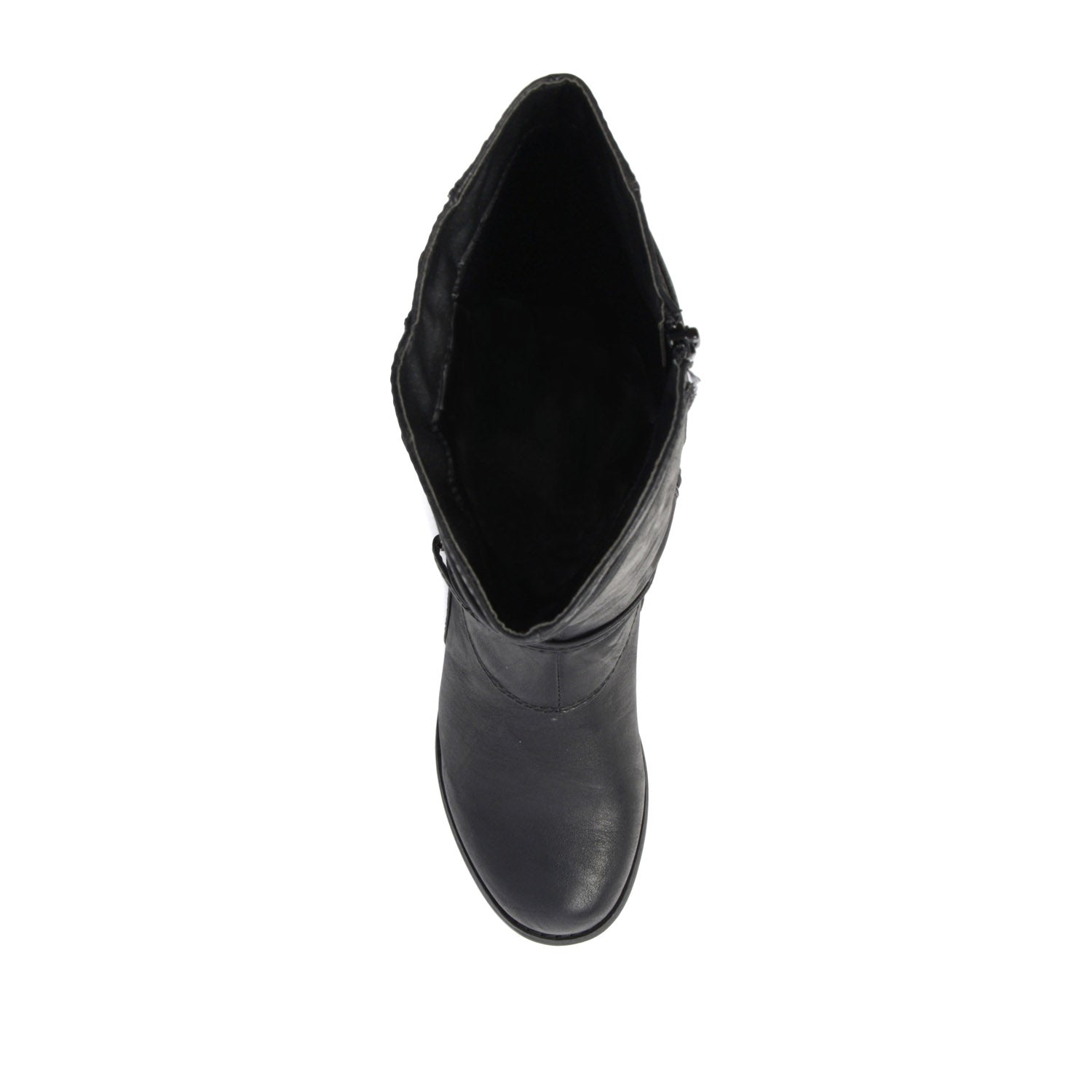 HARLEY RIDING BOOTS IN X-WIDE CALF - Black PU