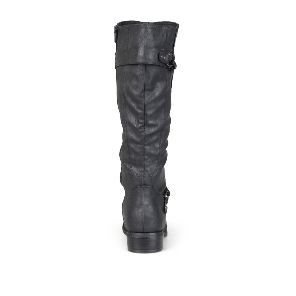 HARLEY RIDING BOOTS IN FAUX LEATHER