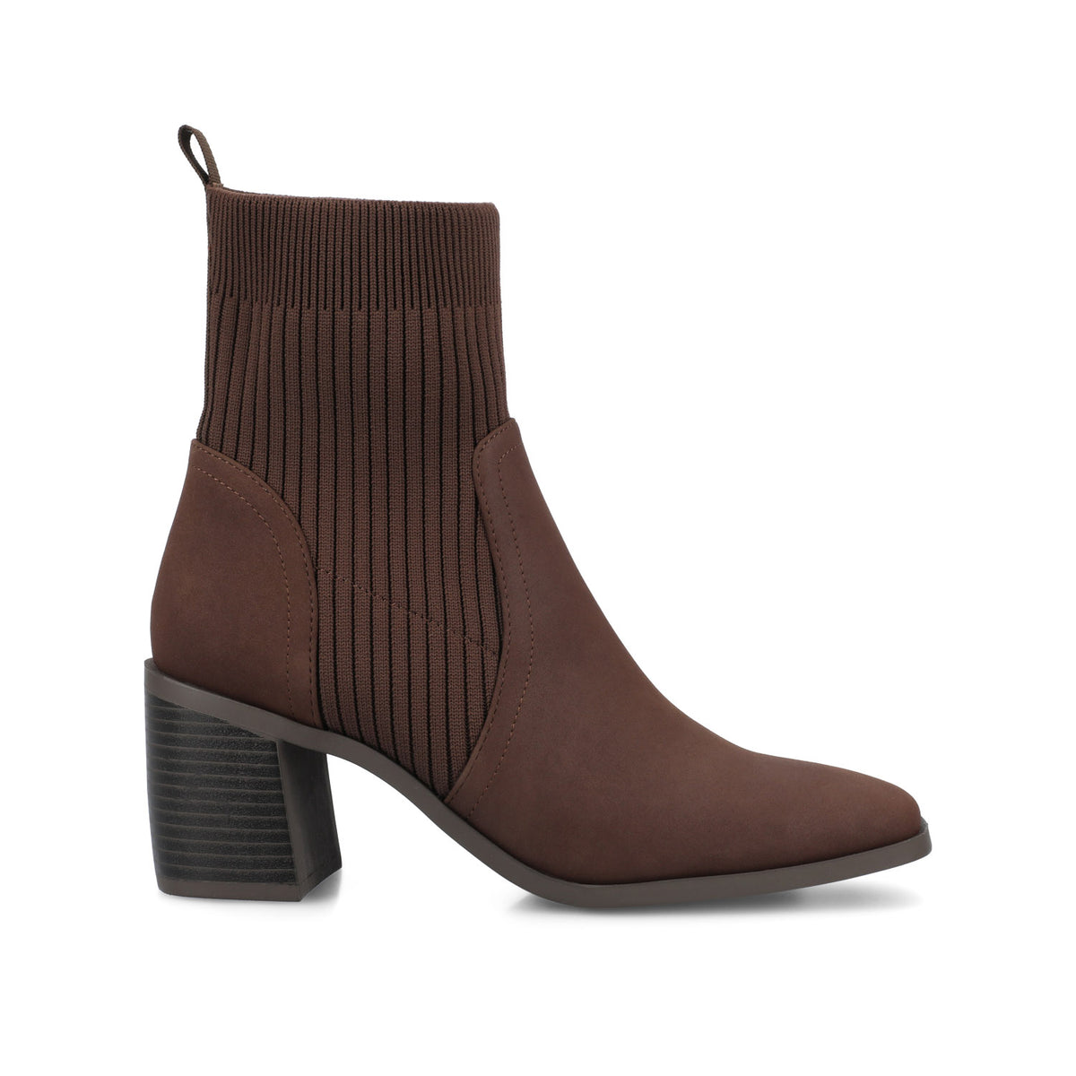 HARLOWE CHELSEA BOOTIES IN WIDE - Chocolate Nubuck