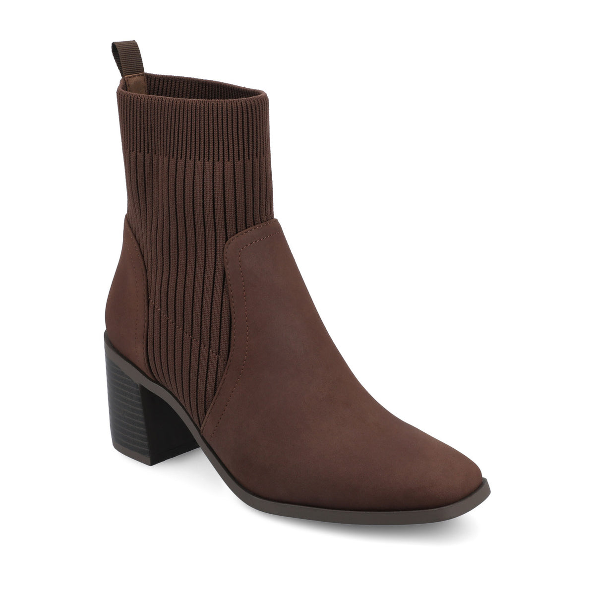 HARLOWE CHELSEA BOOTIES IN WIDE - Chocolate Nubuck