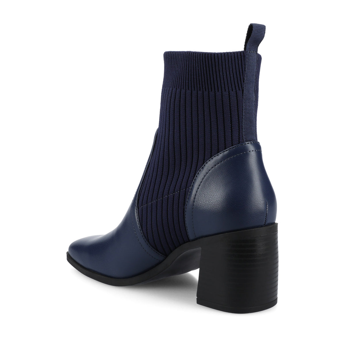 HARLOWE CHELSEA BOOTIES IN WIDE - Navy