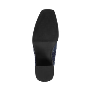 HARLOWE CHELSEA BOOTIES IN WIDE - Navy