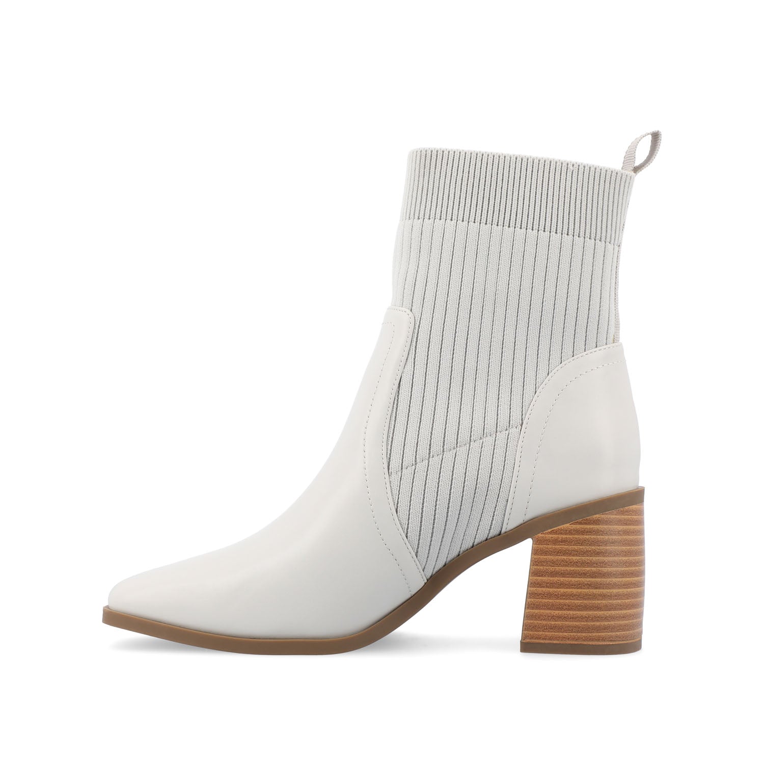 HARLOWE CHELSEA BOOTIES IN VEGAN LEATHER - Off White