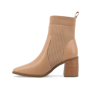HARLOWE CHELSEA BOOTIES IN VEGAN LEATHER - Tan
