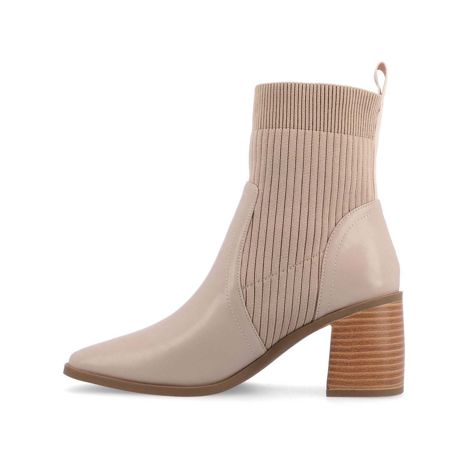 HARLOWE CHELSEA BOOTIES IN VEGAN LEATHER - Taupe