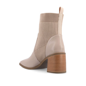 HARLOWE CHELSEA BOOTIES IN VEGAN LEATHER - Taupe