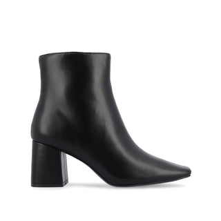 HAYLINN SQUARE TOE BOOTIES IN FAUX LEATHER