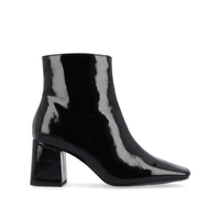 HAYLINN SQUARE TOE BOOTIES IN PATENT