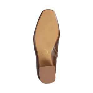 HAYLINN VEGAN LEATHER BOOTIES IN WIDE - Chocolate